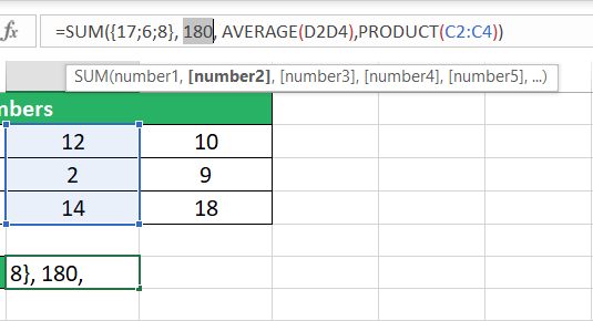 Result of the second part