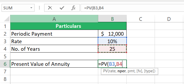 number of payment period