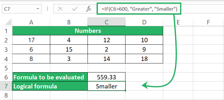 IF function for selected cell