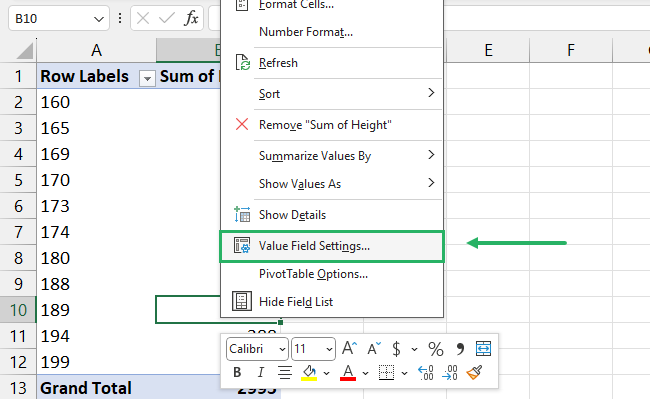 IMAGE 32 Select Value Field Setting from options