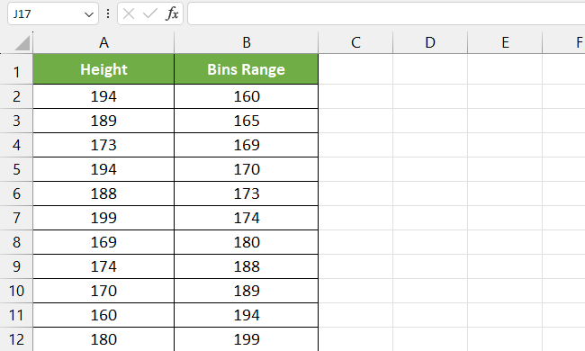 IMAGE 8 Bin range sorted