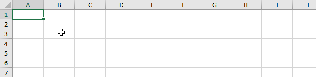 Microsoft Excel worksheet