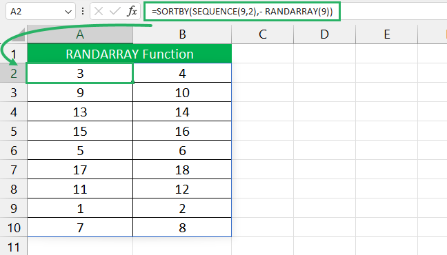 Decreasing random numbers