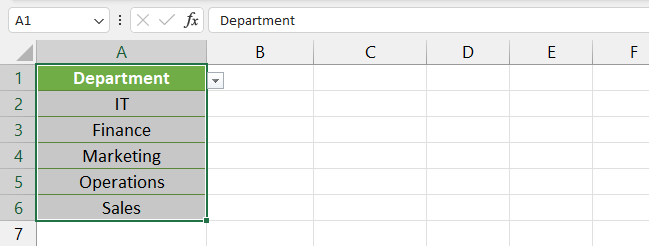 Select range and address in the Name Box