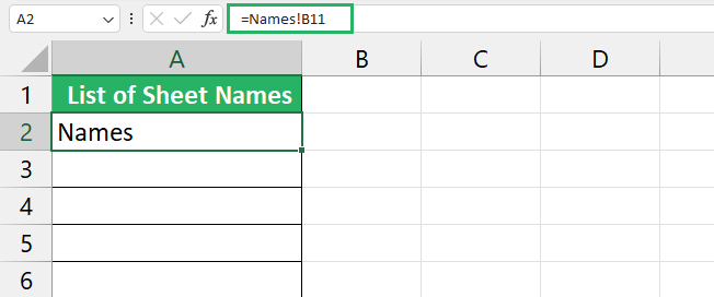 Image 9 Name of sheet appears.