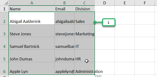 resizing cells using AutoFit feature
