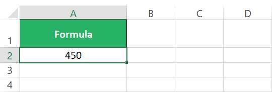 Excel formula behind a value