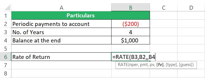 future value argument.