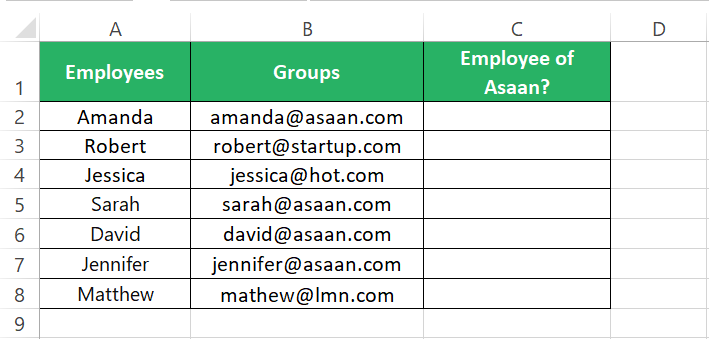 Email templates cell value