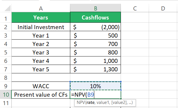2 rate argument excel spreadsheet