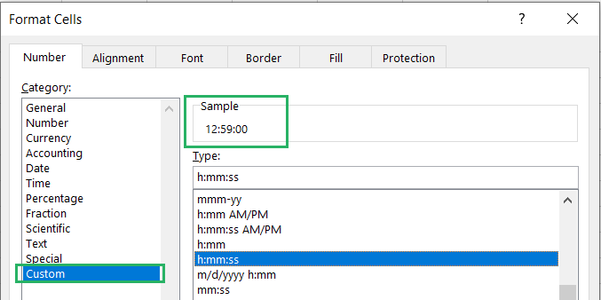 Format selection