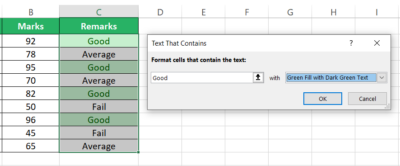 How to Fill Color in Excel Cell Using a Formula - Spreadsheeto