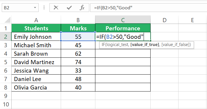 Value_if_true of IF function