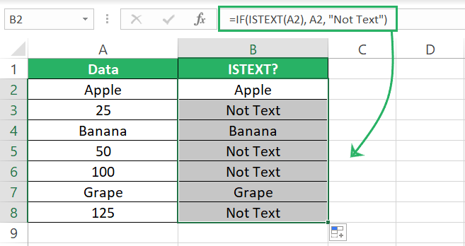 Results of nested IF