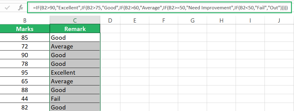 A long and clumsy formula in Excel