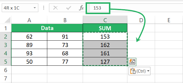 original formulas replaced by values