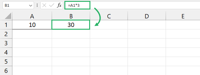 Excel cell reference