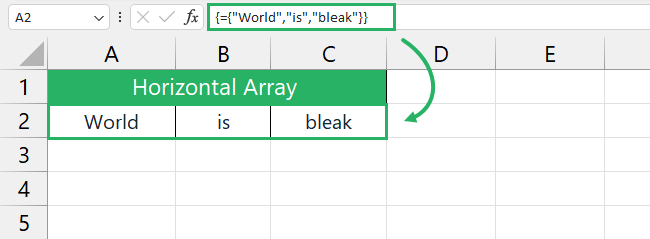 Horizontal rows