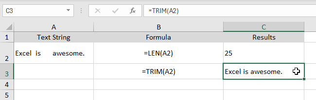 TRIM spaces