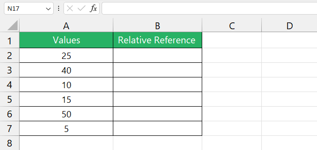 Sample data
