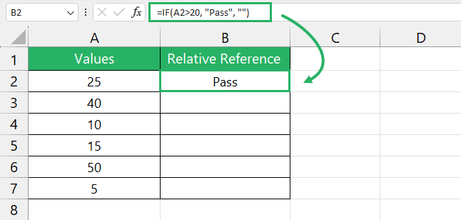 Formula returns result - excel tip