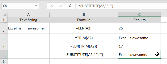 SUBSTITUTE function