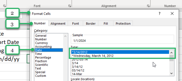 How to Change Date Format in Excel (The Easy Way) - Spreadsheeto