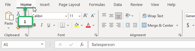 select specific cells