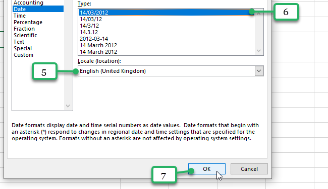 date format for other locale