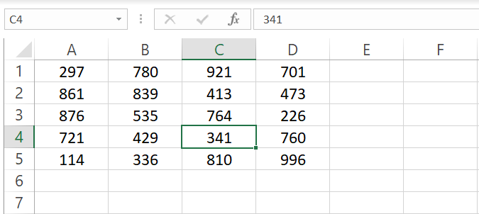1 Cell address C4 from Sheet 2