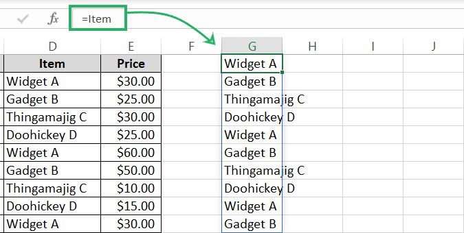 10 Column name includes certain cells