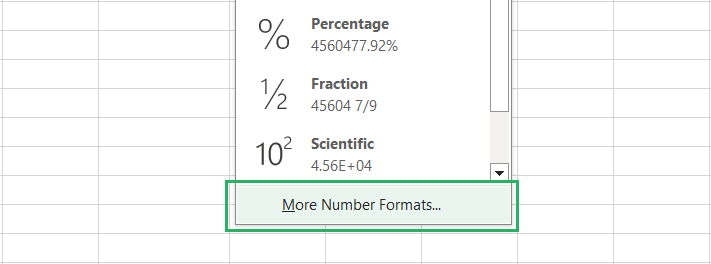 More custom Number formats