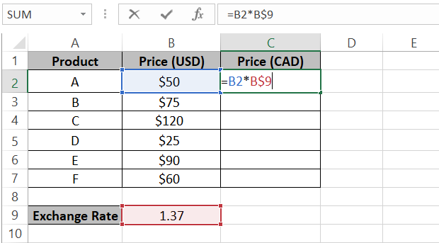 12 turned to mixed cell reference