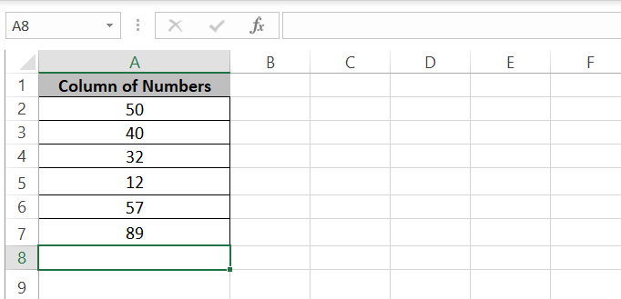 Cell next to row/column