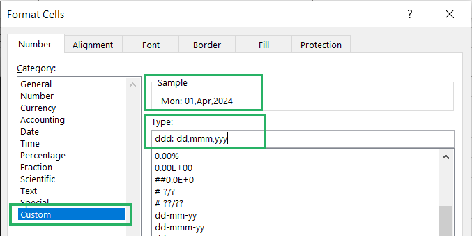 Write date format