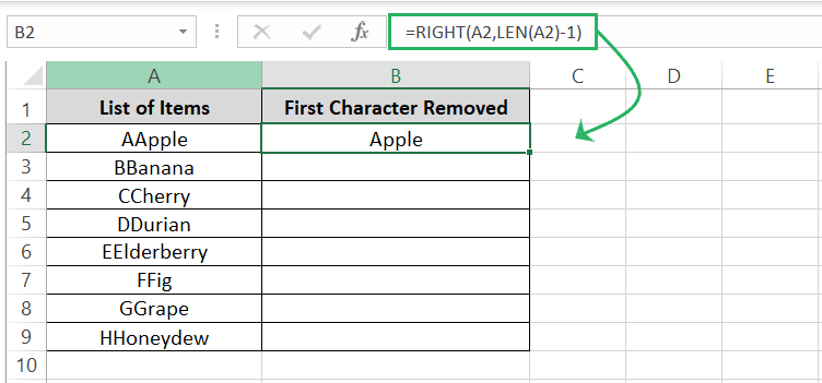 Extract text from the right
