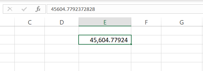 18 Decimal place increased