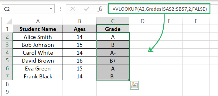 Absolute reference in different sheets