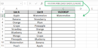 How to Cross Reference Two Lists in Excel (Step-by-Step) - Spreadsheeto