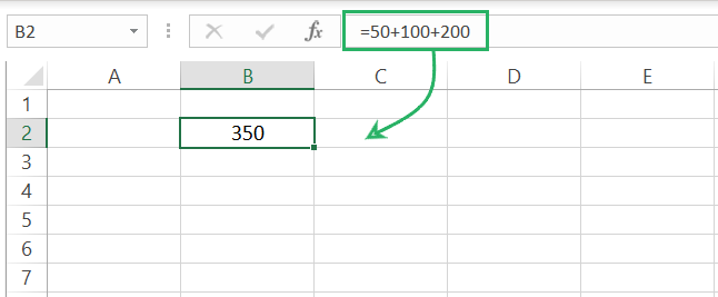 Result of addition