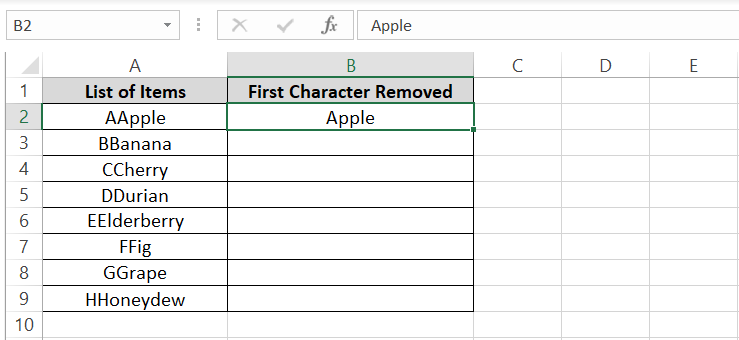Rewriting the first text string