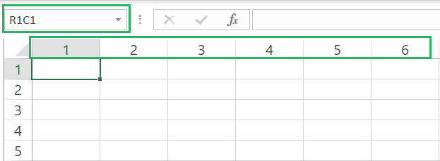 22 Column named in R1C1 style