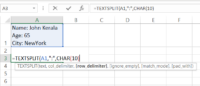 How to Split Text in Formula (TEXTSPLIT Function) - Spreadsheeto