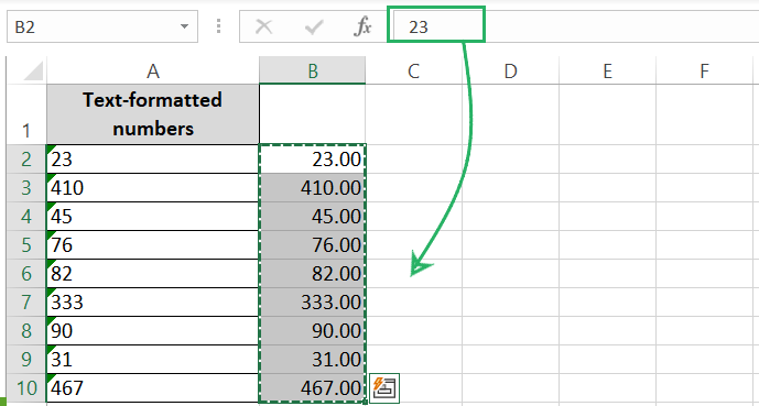 VALUE function returns number value