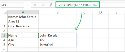 How to Split Text in Formula (TEXTSPLIT Function) - Spreadsheeto