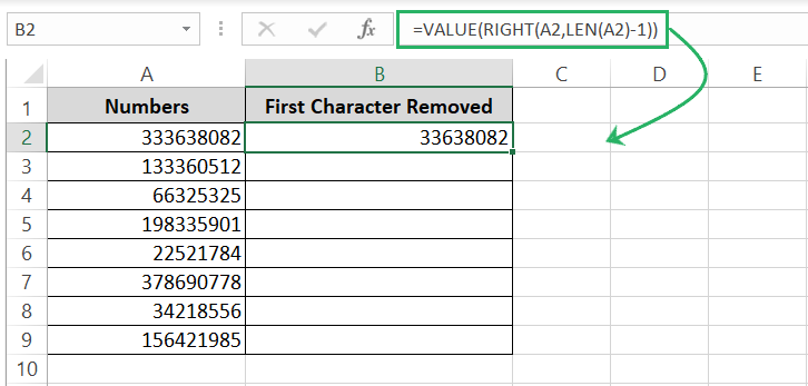 Result changed to VALUE