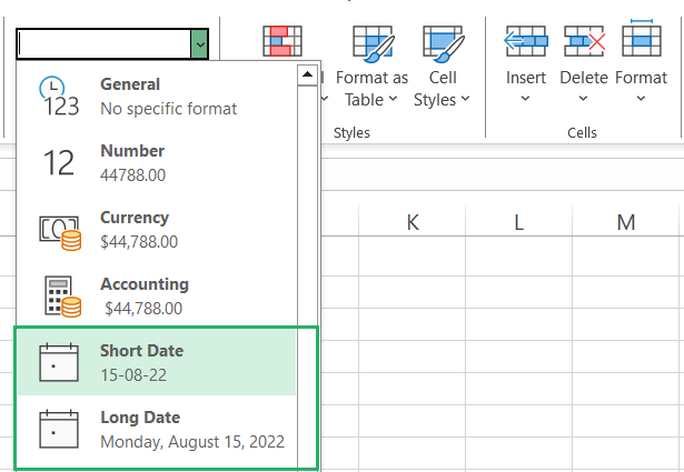 Date format