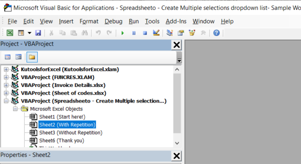 How to Create Multiple Selections Drop Down List in Excel - Spreadsheeto