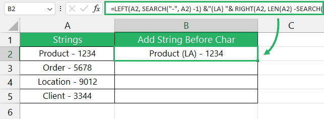 Function returns result