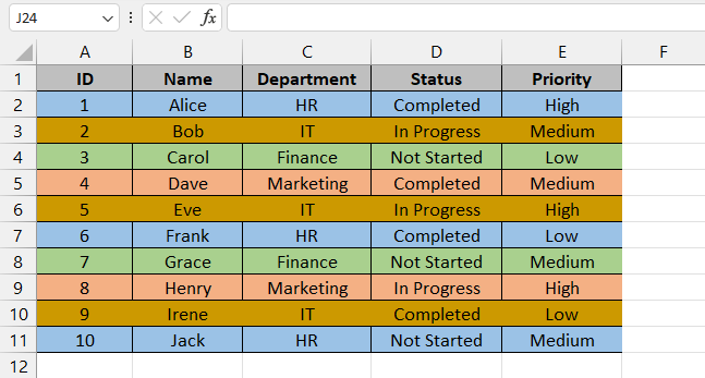 Sample data for GET.CELL